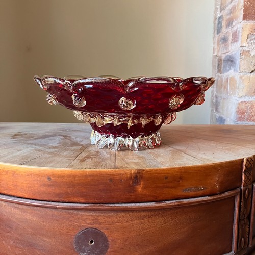 Large murano glass bowl - murano,