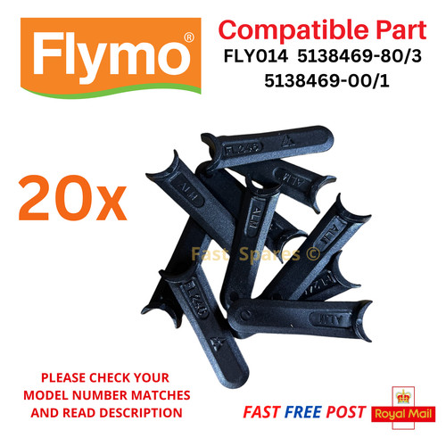Flymo plastic blades - blades, for