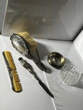 Silver Vintage Vanity Set