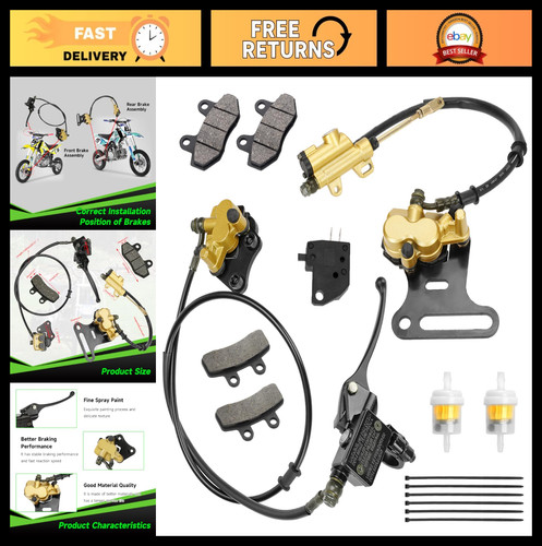 Front brake 12mm - &, rear