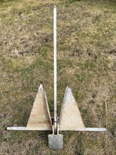 Danforth Boat Anchor 11kgs Galvanised Fully Working Used Condition.