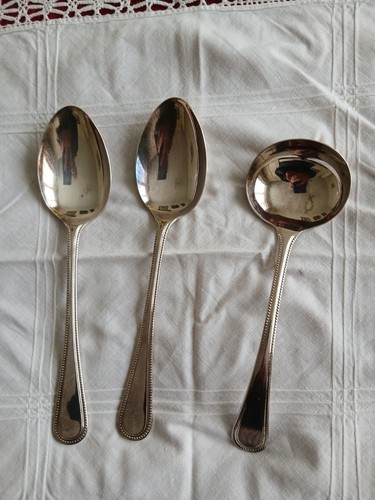 Pair vintage d - pair, silver