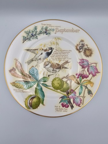 Caverswall september plate - september,