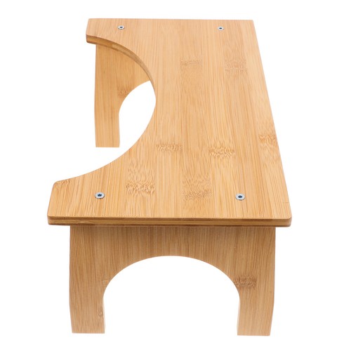 Khaki wooden toilet step - khaki,