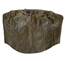 Forever 21 Faux Leather Corset