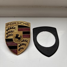 Porsche Bonnet Badge Genuine