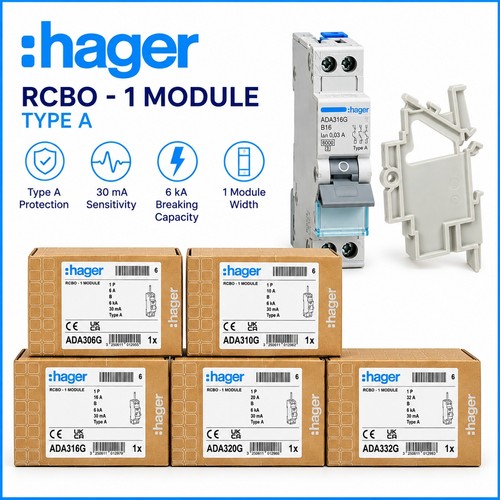 Hager ada rcbo type 30ma - rcbo,
