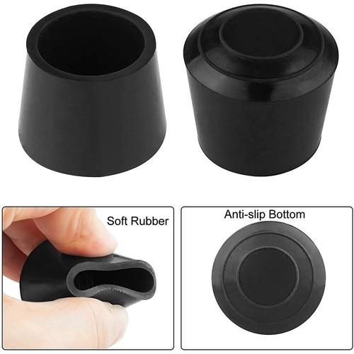 Rubber chair ferrules - rubber,