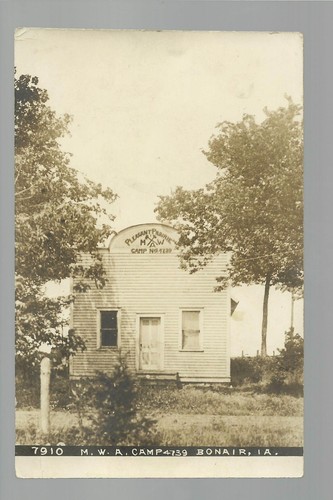 Bonair iowa c1910 w a - iowa, rp
