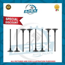 VAUXHALL A12XEL INLET VALVES 8 PIECES CORSAVAN Mk III 1.3 PETROL OEM 55570170