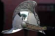 Brass Chief Fireman Helmet