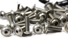 Kawasaki Ninja All ZX-R Models - Full Stainless Fairing & Screen Bolts Only Kit 