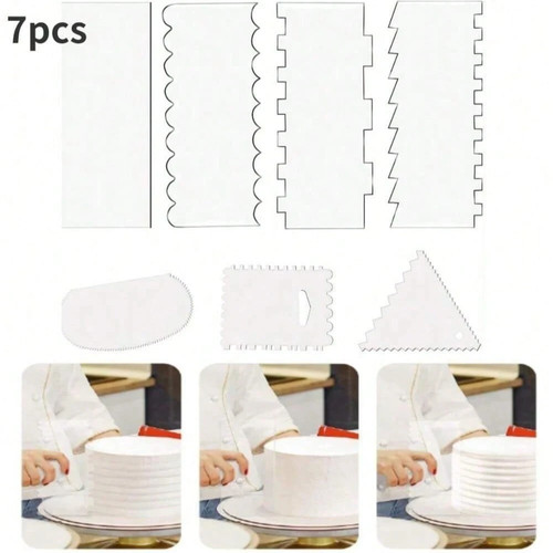 3pcs transparent acrylic cake - transparent,
