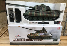 HENG LONG 1/16 RC TANK GERMAN KING TIGER PORSCHE TURRET, WORKING 