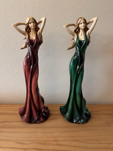 Elegant tall lady figurines - elegant,