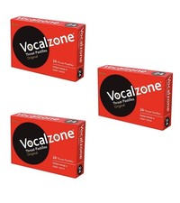 3x Vocalzone Throat Pastilles