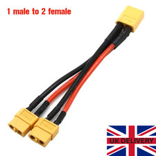 XT60 1 Male to 2 Female