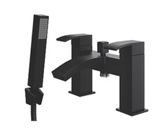 ETAL Kinlin Deck-Mounted Bath Shower Mixer Tap Matt Black Rrp£109.99
