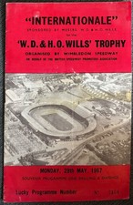 29/05/1967 Wimbledon Speedway: Internationale Programme