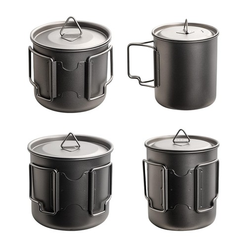 Titanium water cup camping - water, tea