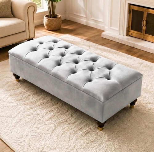Chesterfield storage ottoman - chesterfield,
