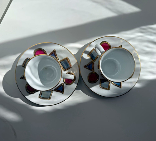 Taghdis porcelain coffee cup - porcelain,