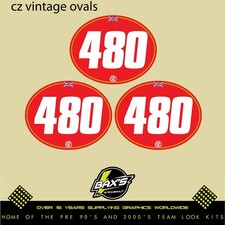 Cz Vintage Custom Ovals Mx