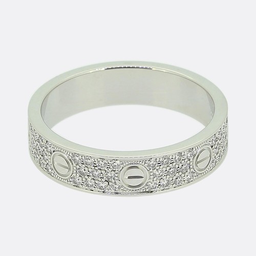 Cartier paved diamond small - paved,