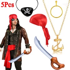 Caribbean Pirate Toy Halloween Party Fancy Dress Costume Pirate Set Accessories