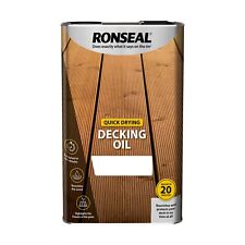 Ronseal Quick Drying Decking Oil - All Colours - All Sizes