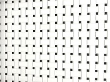 White and Black Basket Weave Porcelain Mosaic, Floor Wall ONE BOX (10 PCS) Bath