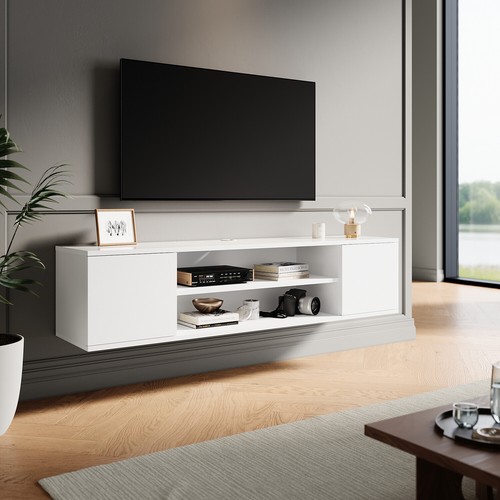 130cm high gloss - high, white