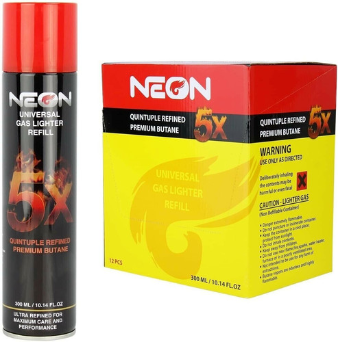 Can neon refined butane - 5x,