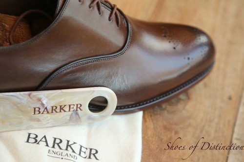 Barker black brown leather - barker,