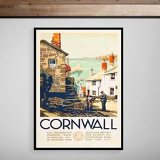 Cornwall Travel Railway Print
