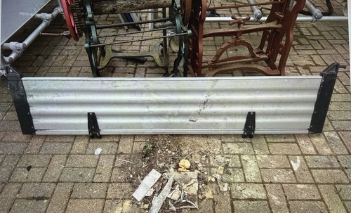 Silver tipper tailgate - silver,