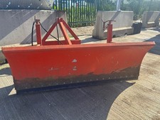 Used 3 Point Linkage Mounted Snow Muck Blade Compact Tractor 1.65m