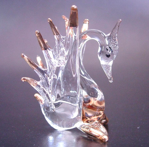 Blown glass swan beautiful - swan,
