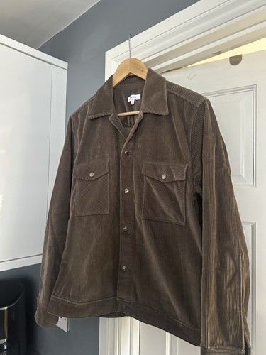 Reiss cord overshirt shacket - cord,