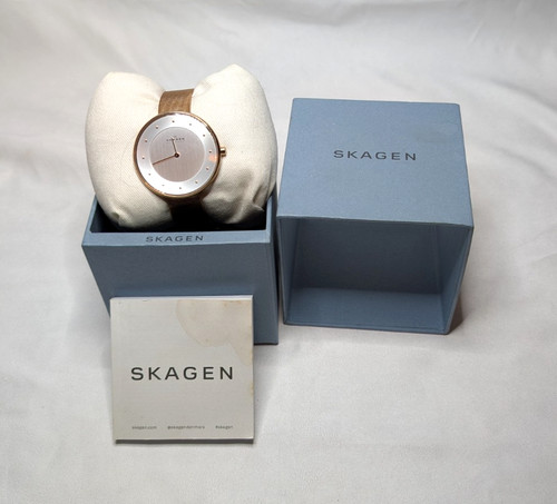 Boxed skagen gitte silver dial - gitte,