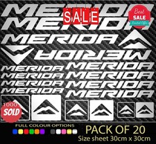 MERIDA Vinyl Decal Stickers
