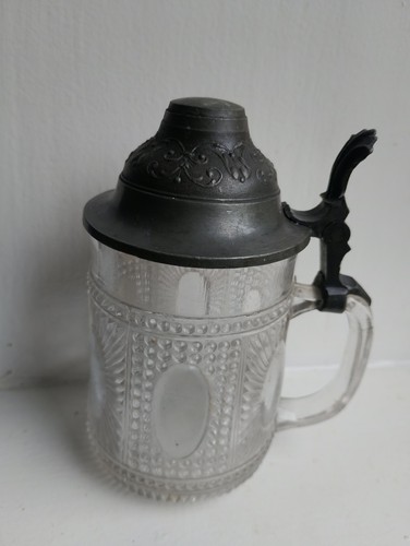 Collectable glass pewter - glass,