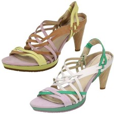 Ladies Terra Plana Strappy Heeled Sandals Audrey