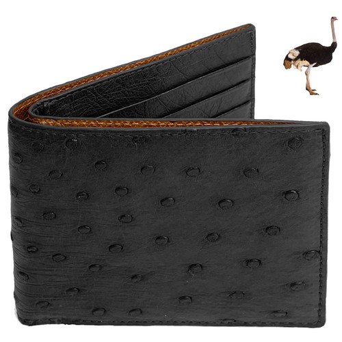 Mens rfid blocking ostrich - mens,