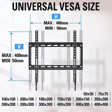 Mounting Dream Fixed TV Wall Bracket Mount Ultra Slim for Most 26-55 inch TVs