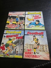 Football Picture Story Monthly X 4 # 38, 39, 44, 135 from 1987-1992 Acceptable