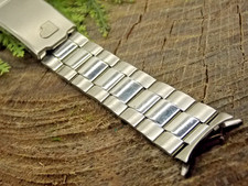 Vintage Pulsar Pre-Owned Watch Band Deployment Clasp Stainless Steel 17.5mm