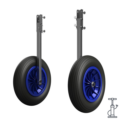 Boat transom wheels launching - transom,