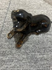 Vintage 3”ceramic Rottweiler  Figurine  Fine Bone China