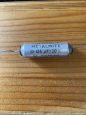 TCC 0.05uf 350v Metalmite Capacitor Z115276 NOS, Guitar Tone 